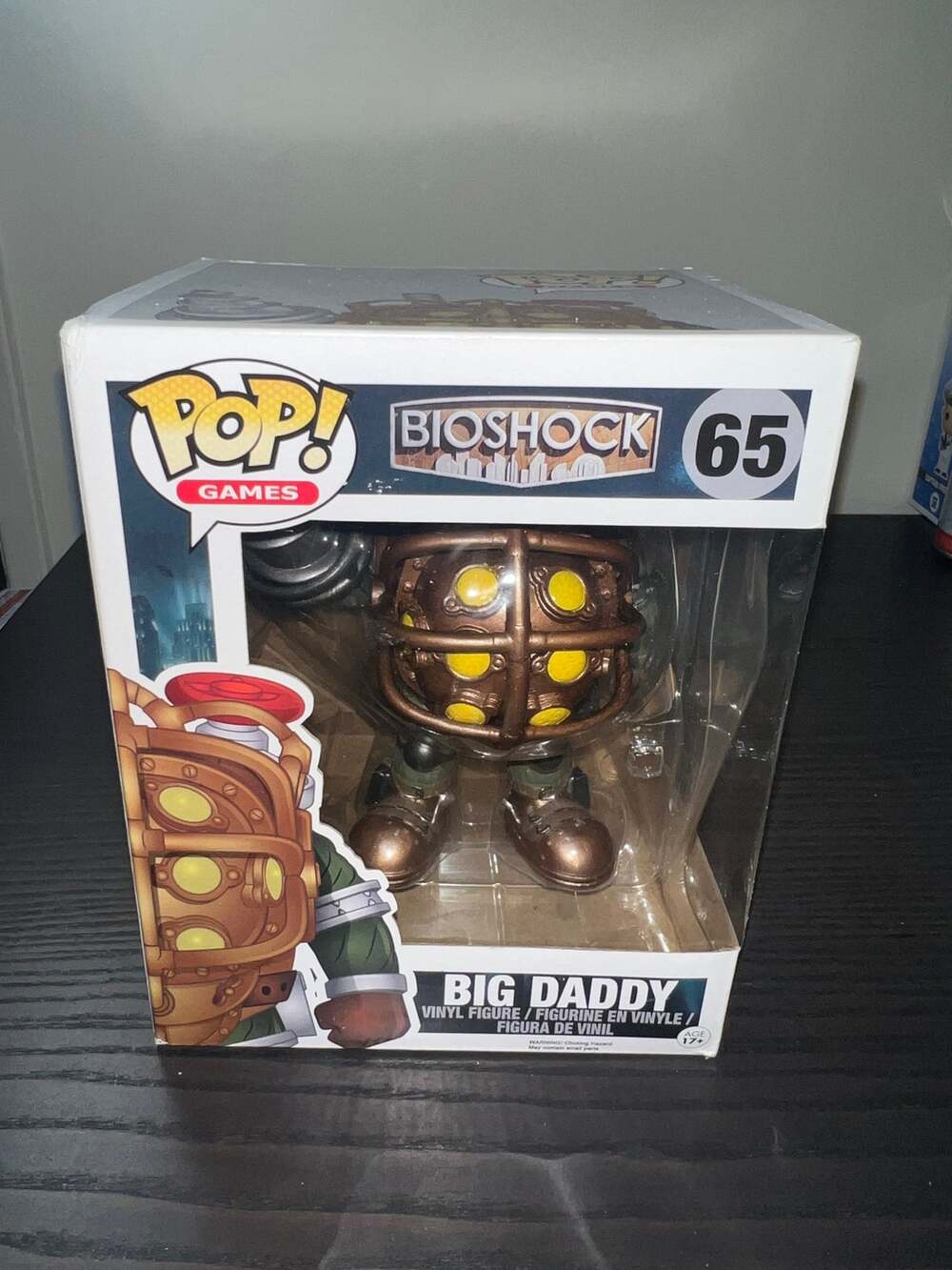 VAULTED SUPER 6-INCH Big Daddy Bioshock Funko Pop Vinyl #65 Video Games Gaming